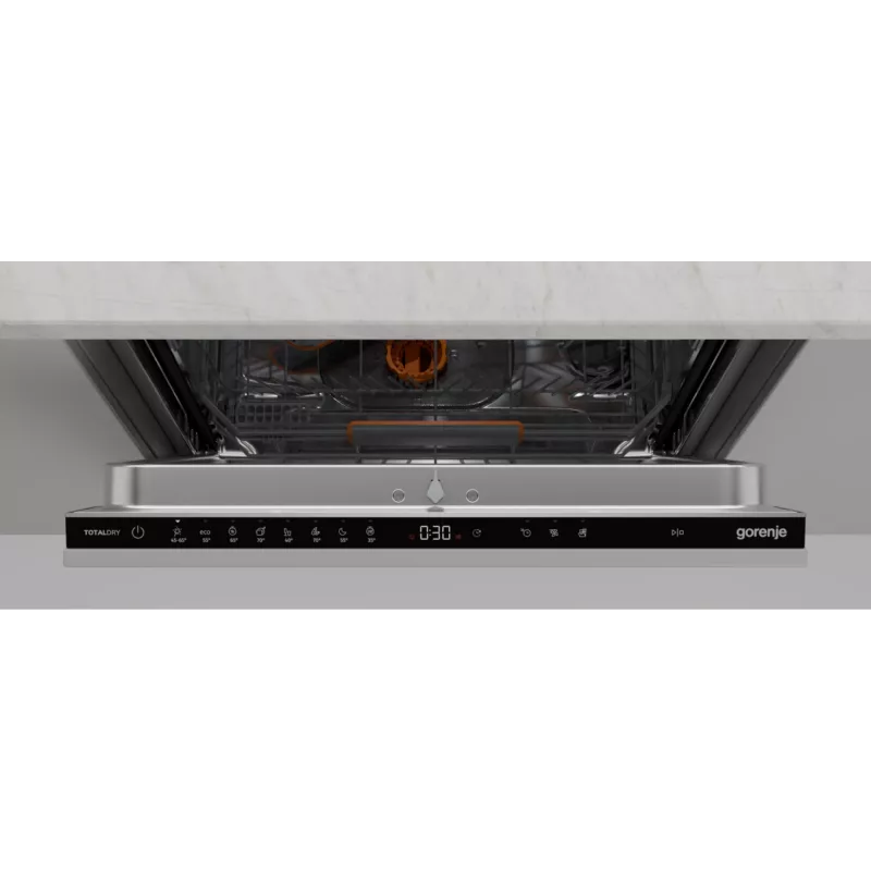 Onderbouwvaatwasser Gorenje GV663B65XXL — roestvrijstaal, 60 cm, 14 couverts, 6 programma's, 38 dB