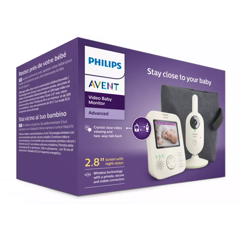 Camera Philips AVENT babyfoon SCD882/26 IR LED 300 m bereik