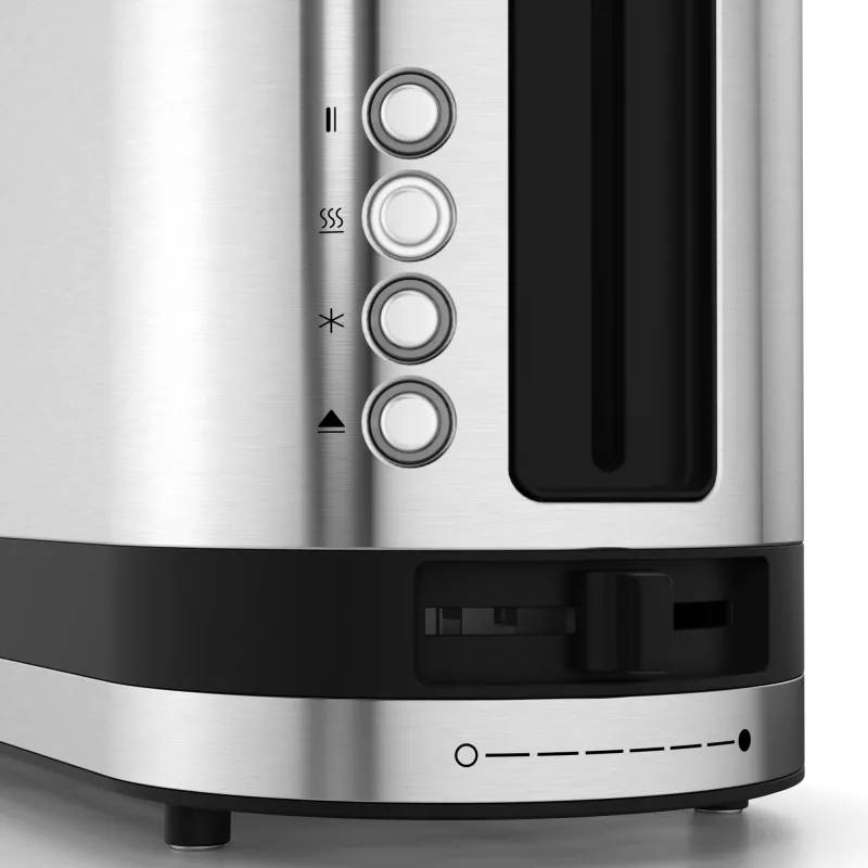 WMF 0414120011 lange sleuf toaster, 900 W, roestvrij staal