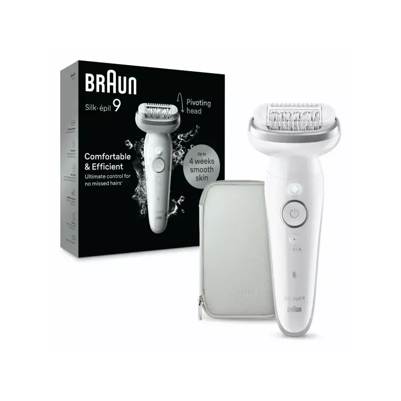 Epilator Braun Silk-épil 9 9-011 40 pincetten zilver wit