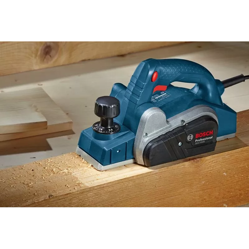 Bosch GHO 6500 zwart, blauw, metallic 16500 RPM 650 W