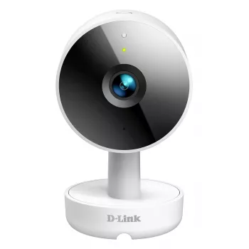 D-Link 2K QHD indoor Wi-Fi camera DCS-8350LH, IP-beveiligingscamera, binnen, bedraad & draadloos, Amazon Alexa & Google Assistant, tafel, wit