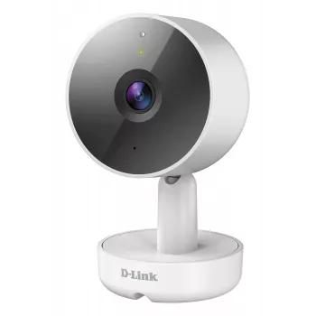 D-Link 2K QHD indoor Wi-Fi camera DCS-8350LH, IP-beveiligingscamera, binnen, bedraad & draadloos, Amazon Alexa & Google Assistant, tafel, wit