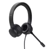 Trust HS-150 headset bedraad hoofdbeugel kantoor/callcenter zwart