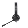 Trust HS-150 headset bedraad hoofdbeugel kantoor/callcenter zwart