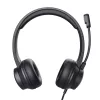 Trust HS-201 headset bedraad hoofdbeugel kantoor/callcenter USB Type-A zwart