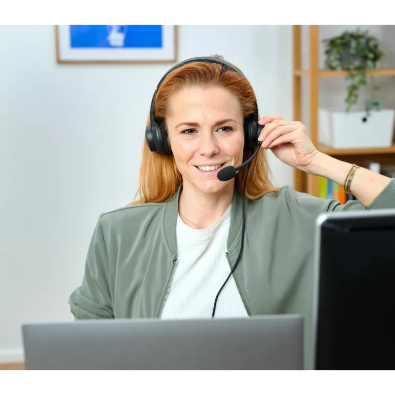 Trust HS-260 headset bedraad nekbeugel kantoor/callcenter USB Type-A zwart
