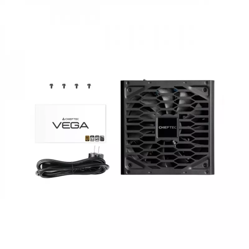 Chieftec Vega PPG-850-S Watt voeding 850 W 20+4-pin ATX ATX zwart