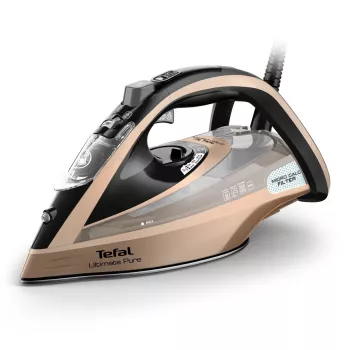 Tefal Ultimate Pure FV9852E0 strijkijzer stoomstrijkijzer Durilium AirGlide Autoclean strijkzool 3200 W zwart, koper
