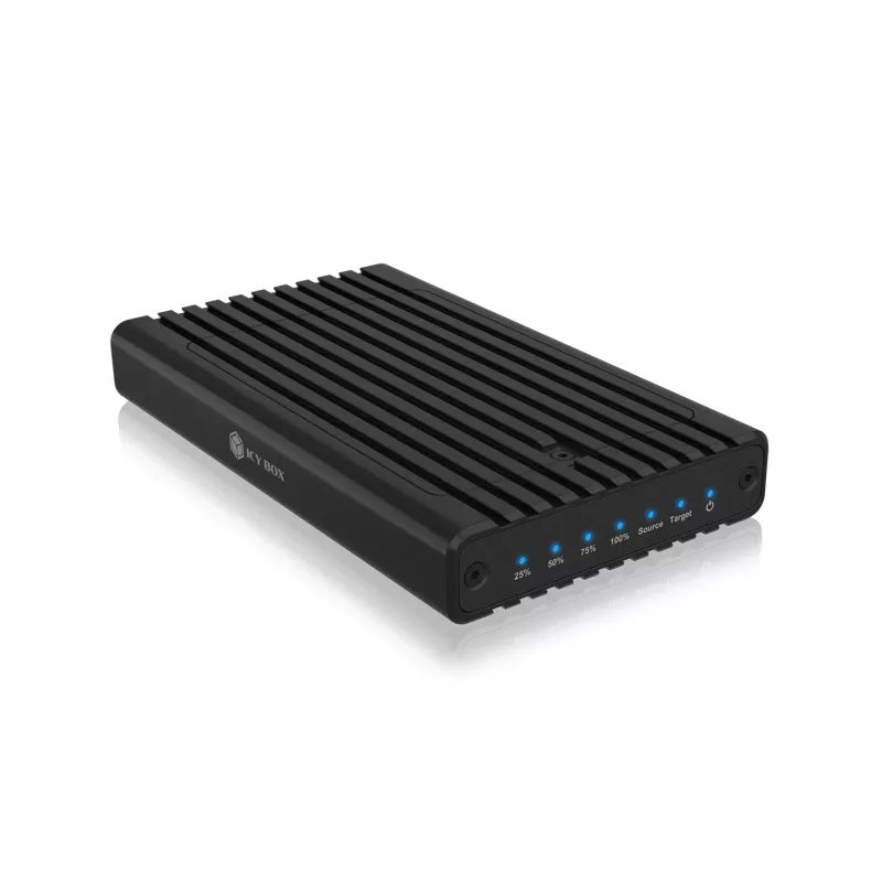 ICY BOX IB-2817MCL-C31 SSD-behuizing zwart M.2 USB-gevoed
