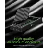 ICY BOX IB-2817MCL-C31 SSD-behuizing zwart M.2 USB-gevoed