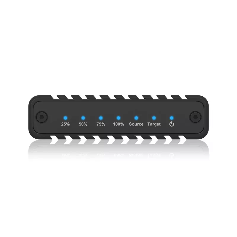 ICY BOX IB-2817MCL-C31 SSD-behuizing zwart M.2 USB-gevoed