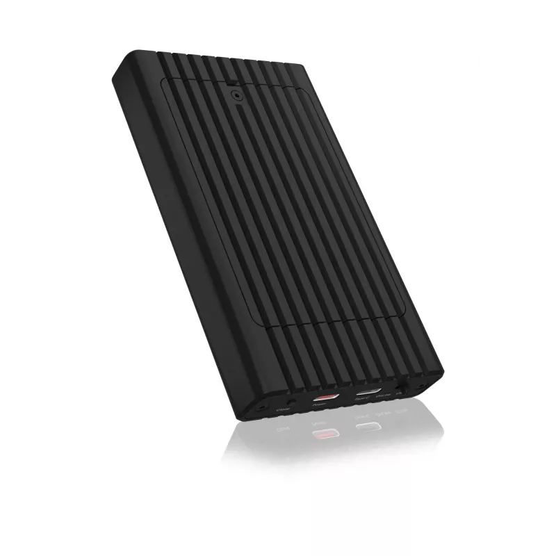 ICY BOX IB-2817MCL-C31 SSD-behuizing zwart M.2 USB-gevoed