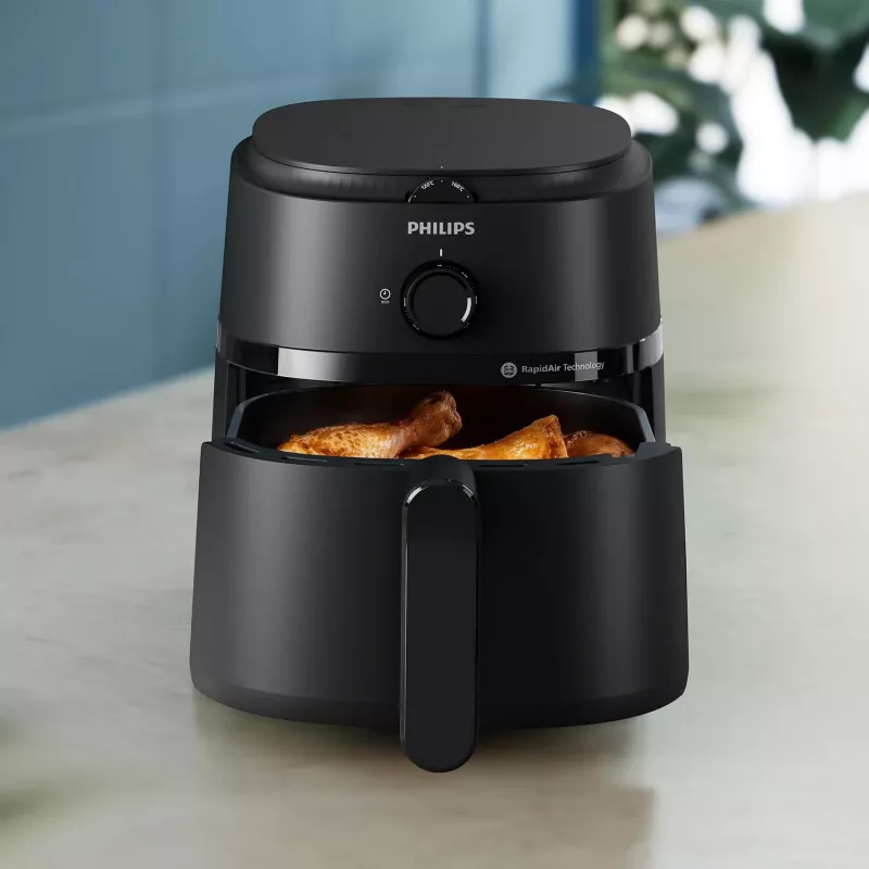 Philips 1000 serie NA120/00 friteuse enkel 4,2 L losstaand apparaat 1500 W heteluchtfriteuse zwart