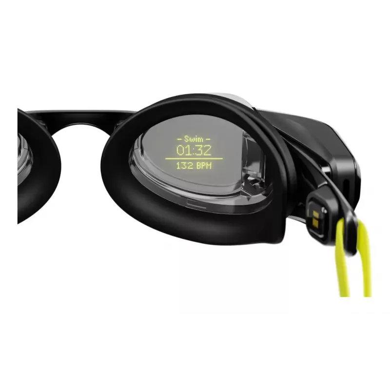 Zwembril Form Smart Swim 2 — unisex, zwart montuur, zwarte glazen