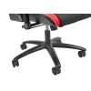GENESIS SX77 gamingstoel gevoerde zitting zwart, rood