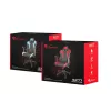 GENESIS SX77 gamingstoel gevoerde zitting zwart, rood