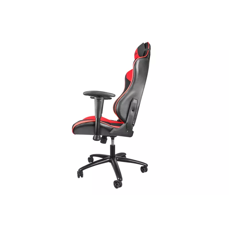 GENESIS SX77 gamingstoel gevoerde zitting zwart, rood