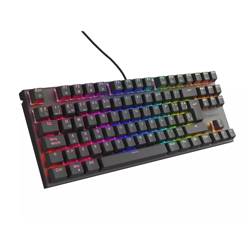 GENESIS Thor 303 TKL toetsenbord gaming USB QWERTY Spaans zwart