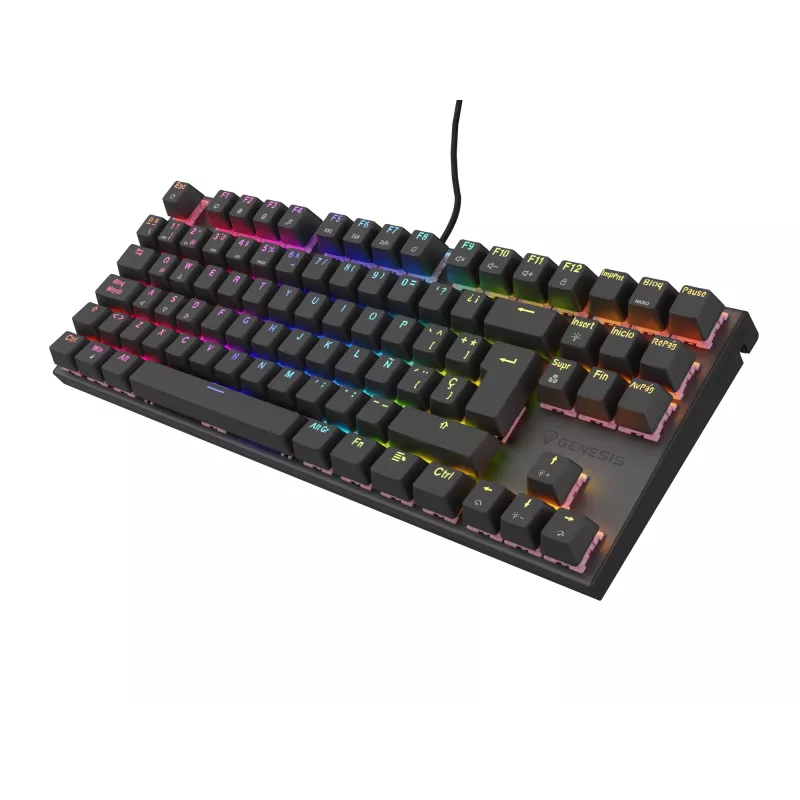 GENESIS Thor 303 TKL toetsenbord gaming USB QWERTY Spaans zwart