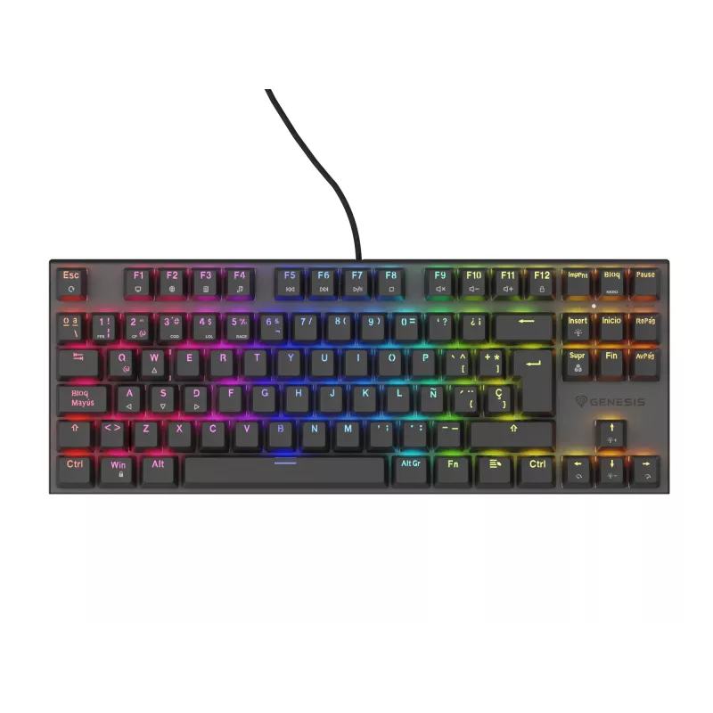 GENESIS Thor 303 TKL toetsenbord gaming USB QWERTY Spaans zwart
