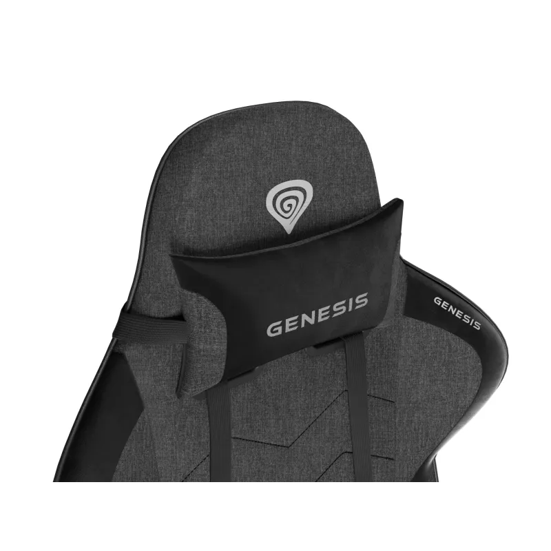 GENESIS Nitro 550 G2 gamingstoel gevoerde zitting zwart, grijs