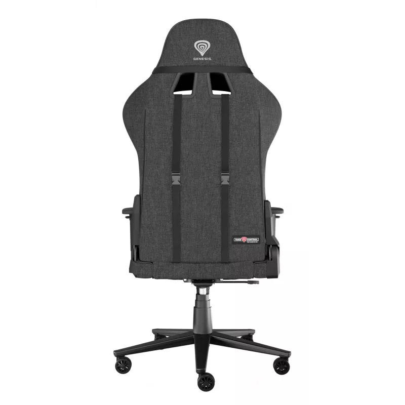 GENESIS Nitro 550 G2 gamingstoel gevoerde zitting zwart, grijs