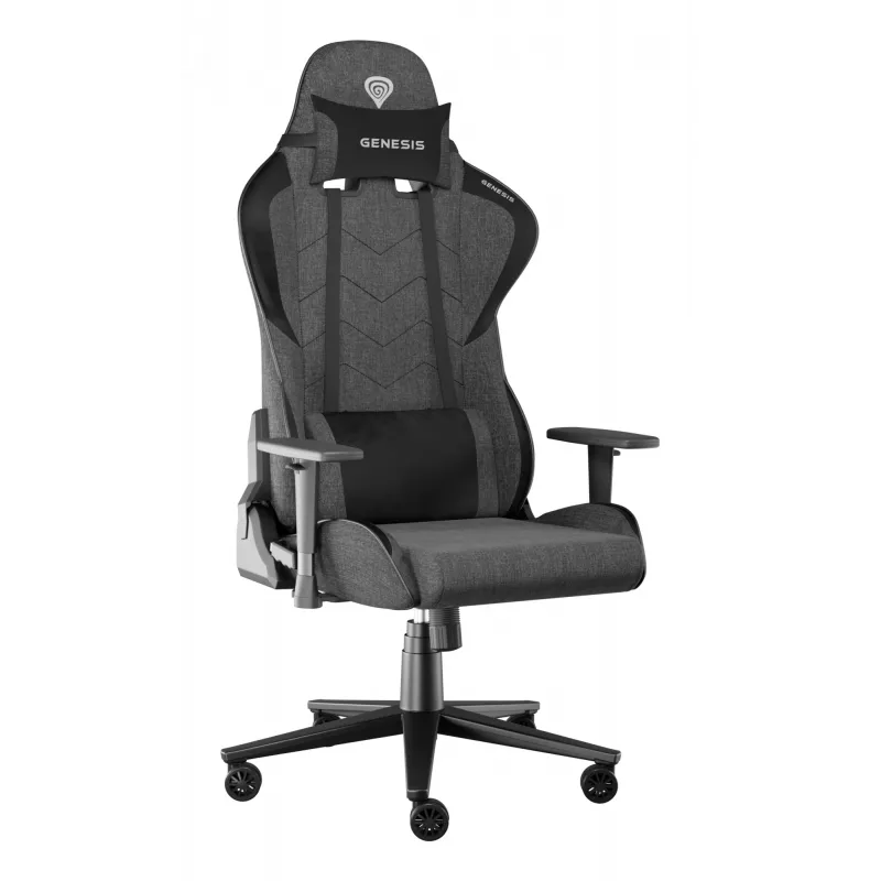 GENESIS Nitro 550 G2 gamingstoel gevoerde zitting zwart, grijs