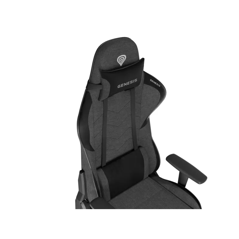 GENESIS Nitro 550 G2 gamingstoel gevoerde zitting zwart, grijs