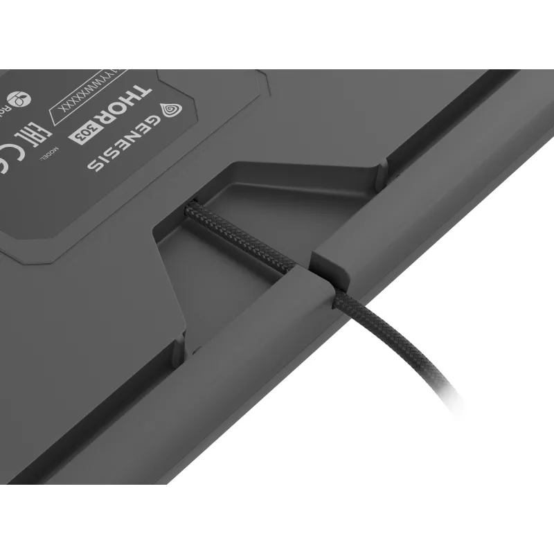 GENESIS Thor 303 gamingtoetsenbord USB QWERTZ Duits zwart mechanisch RGB