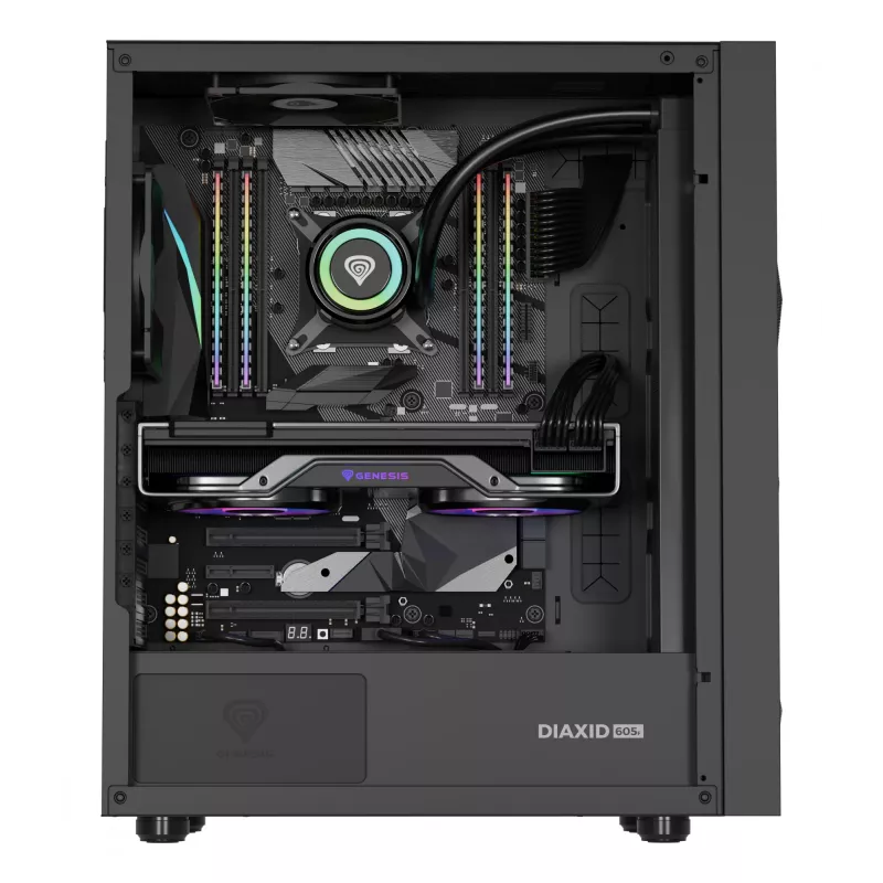 GENESIS Diaxid 605F midi tower zwart