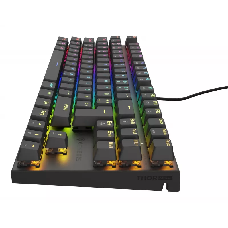 GENESIS Thor 303 TKL toetsenbord gaming USB QWERTZ Duits zwart