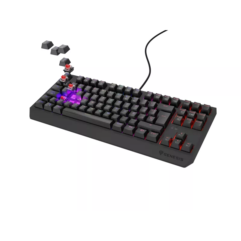 GENESIS Thor 230 TKL toetsenbord gaming USB QWERTY Spaans zwart