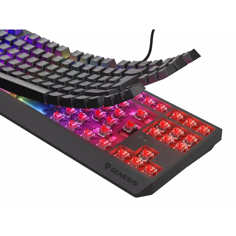 GENESIS Thor 230 TKL toetsenbord gaming USB QWERTY Spaans zwart