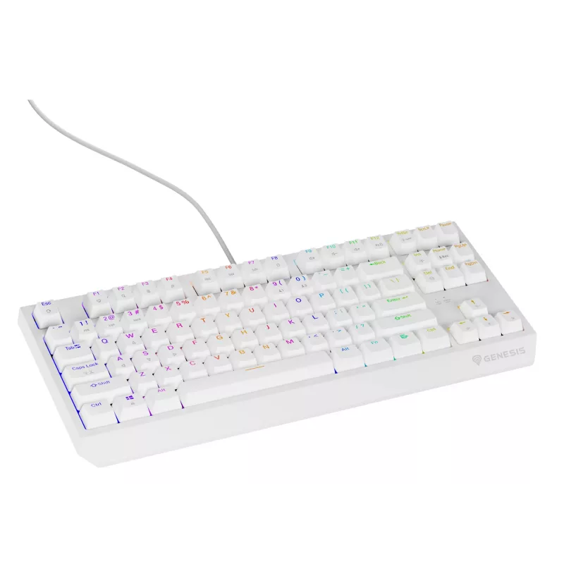 GENESIS Thor 230 TKL toetsenbord gaming USB QWERTY US-Engels wit