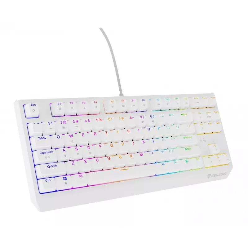 GENESIS Thor 230 TKL toetsenbord gaming USB QWERTY US-Engels wit