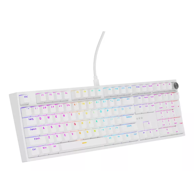 GENESIS NKG-2300 toetsenbord universeel USB QWERTY Engels wit