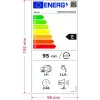 Halfintegreerbare vaatwasser AMICA DIM62E7qH — 14 couverts, 60 cm, LED-touchdisplay, 7 programma's, wit