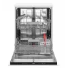 Halfintegreerbare vaatwasser AMICA DIM62E7qH — 14 couverts, 60 cm, LED-touchdisplay, 7 programma's, wit
