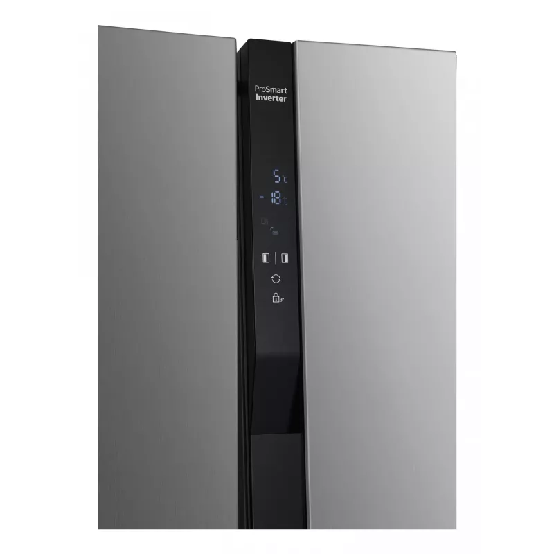Beko GNO5322XPN side-by-side-koelkast vrijstaand 532 l roestvrijstaal