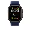 APPLE 49 mm blauwe Trail Loop – S/M – zwart titanium afwerking