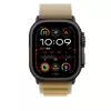 APPLE 49 mm Tan Alpine Loop – klein – zwart titanium afwerking