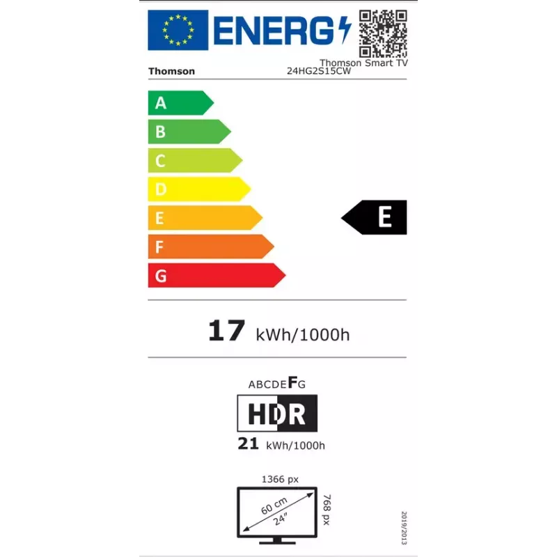 Televisie Thomson 24HG2S15CW 24 inch HD LED 1366x768