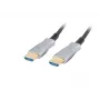 LANBERG HDMI-kabel - M/m v2.0 optische kabel 50 m zwart Aoc