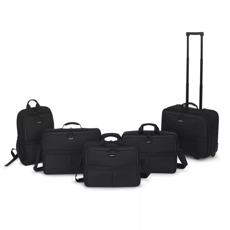 DICOTA Multi Plus Scale - Laptoptas voor 14-15,6 inch - zwart / 600d gerecycled PET