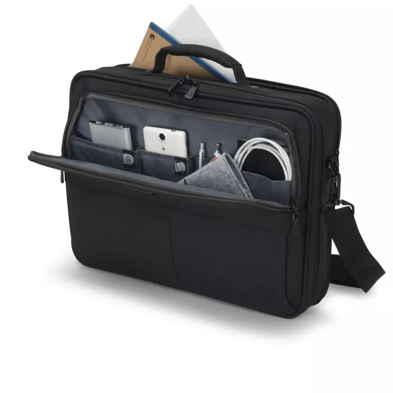 DICOTA Multi Plus Scale - Laptoptas voor 14-15,6 inch - zwart / 600d gerecycled PET