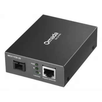 TP-Link Omada MC211CS-20 netwerk-mediaconverter 1000 Mbit/s 1310 nm singlemode zwart