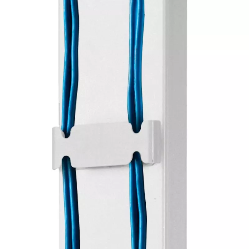 Techly ICA-TR47 slanke tv-vloerstandaard, 32-70 inch, 40 kg, wit