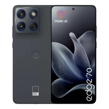 Smartphone Motorola edge 70 — 6,7 inch P-OLED 120Hz, Snapdragon 2,8 GHz, 12 GB RAM, 512 GB, 4800 mAh, Dual SIM (Nano + eSIM), IP68/IP69, grijs