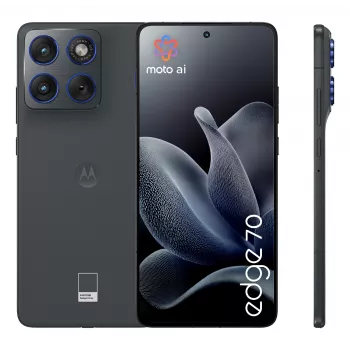 Smartphone Motorola edge 70 — 6,7 inch P-OLED 120Hz, Snapdragon 2,8 GHz, 12 GB RAM, 512 GB, 4800 mAh, Dual SIM (Nano + eSIM), IP68/IP69, grijs